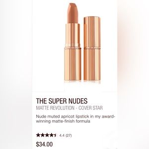 Charlotte Tilbury - THE SUPER NUDES
MATTE REVOLUTION, color COVER STAR